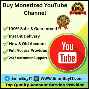 Buy Monetized YouTube Channel
